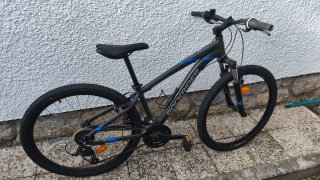Bicicleta Montaña Rockrider Negra