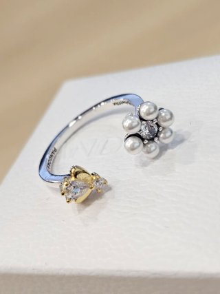 Anillo Pandora Abeja Flor Talla 54+caja