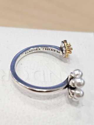 Anillo Pandora Abeja Flor Talla 54+caja
