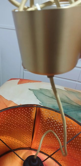 Lámpara IKEA NYMO azul grisaceo