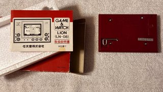 Nintendo Game and Watch Gold Series LION año 1981