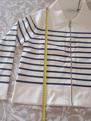Cárdigan Pedro del Hierro Rayas Azul Marino