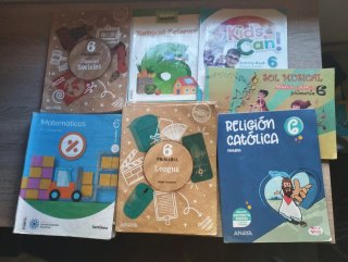 Libros 6 primaria. En perfecto estado.