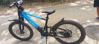 Bicicleta eléctrica 1500w 45km autonomía