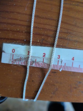 Cadena barbada plata 925 60 cm