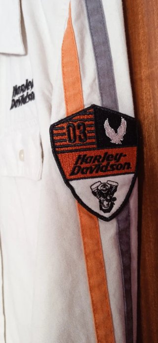 Camisa Harley Davidson Mujer Blanca