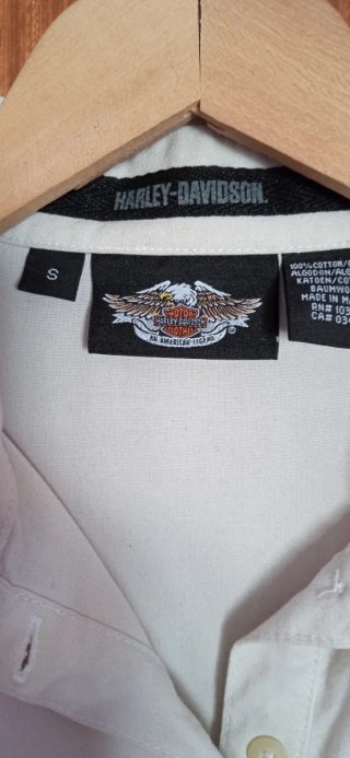Camisa Harley Davidson Mujer Blanca