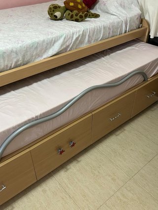 Cama nido 90x190 con 3 cajones de almacenaje