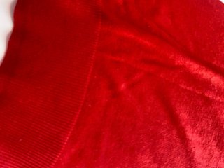 Jersey cuello alto rojo