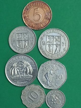 Monedas Islas Mauricio