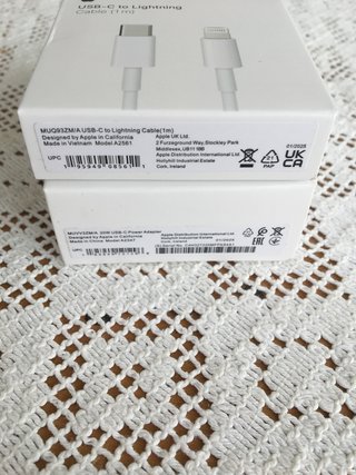 Alimentatore Apple 20W USB-C + Cavo Lightning