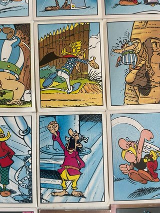 Lote cromos Astérix y Obélix Panini 87