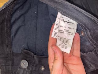 Pantalones Pepe Jeans Negros con Cremallera