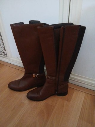 Botas altas marrones mujer