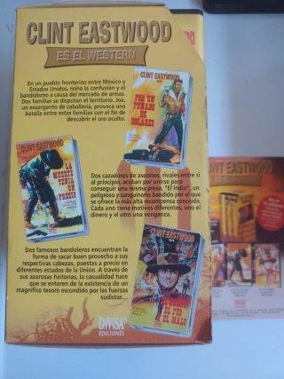 -Trilogía del Dólar VHS Clint Eastwood