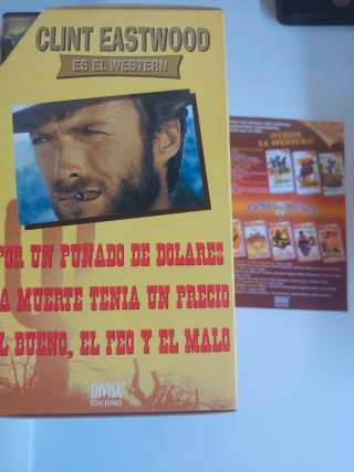 -Trilogía del Dólar VHS Clint Eastwood