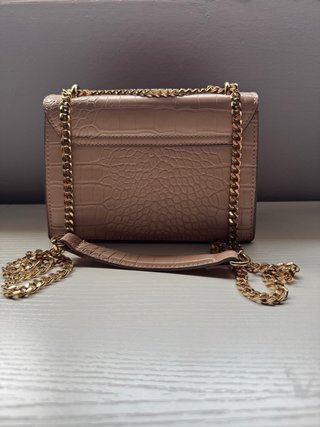 Bolso Zara Beige Cocodrilo Nuevo