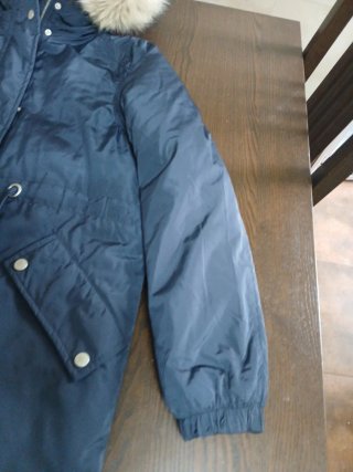 Chaquetón azul mujer