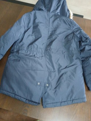 Chaquetón azul mujer