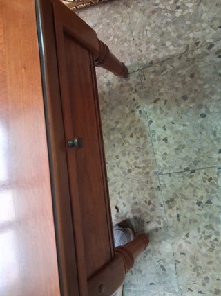 Mesa de centro de madera maciza
