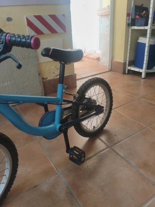 Bicicleta infantil azul