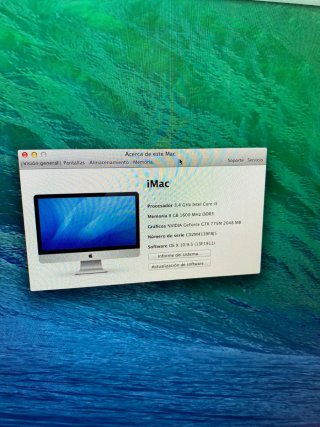 iMac Apple Negro/Plateado