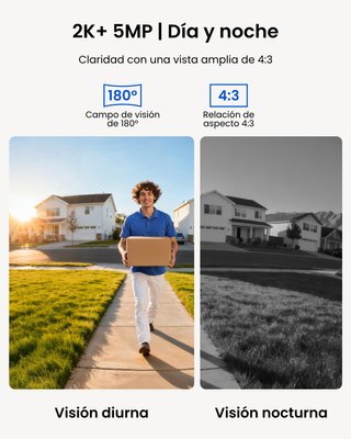 Videoportero Reolink de 5 MP con PoE y timbre