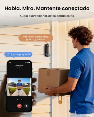 Videoportero Reolink de 5 MP con PoE y timbre