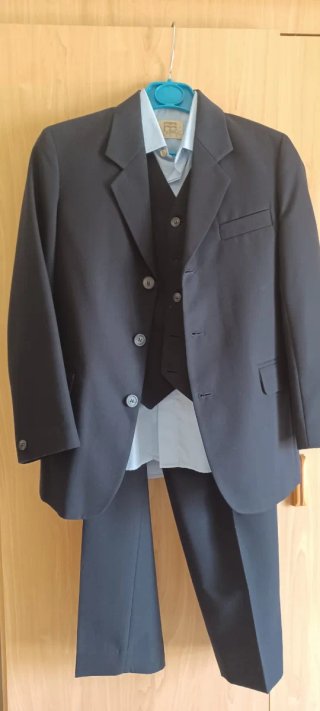 Traje azul niño 10 años