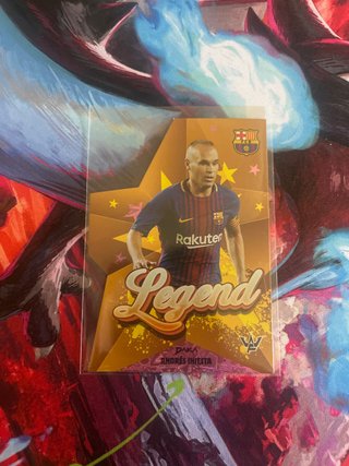 Carta Iniesta Daka Legend FC Barcelona
