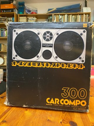 Altavoces Vintage National Car Compo CJ-300S (NOS)