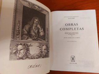 Moliere, Obras Completas. Aguilar, 1973.