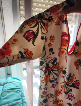 Vestido Flamenco Volantes Flores
