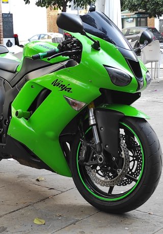 Kawasaki ZX6R Ninja Verde