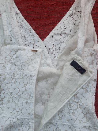 Vestido encaje blanco Cinque talla 32