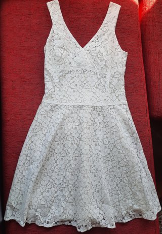 Vestido encaje blanco Cinque talla 32