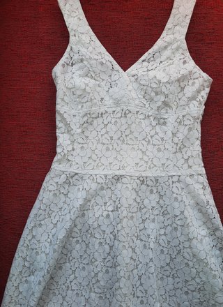 Vestido encaje blanco Cinque talla 32