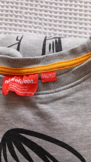 Sudadera Gris Garfield Roja, talla 9-10
