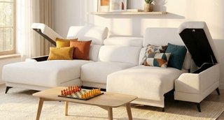Sofá con chaise longue Urban.