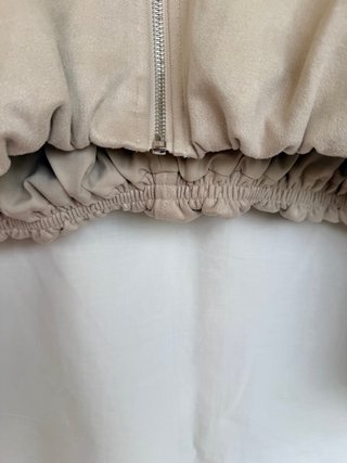 Zara Sudadera con Capucha Beige