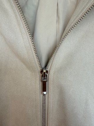 Zara Sudadera con Capucha Beige