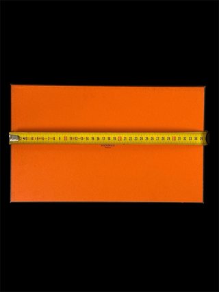 Scatola Hermes con dustbag e nastro