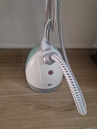 Plancha de vapor vertical con colgador
