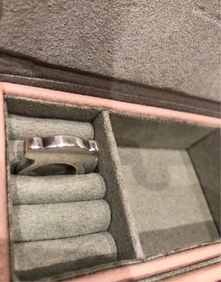 Anillo plata silueta oso Tous original