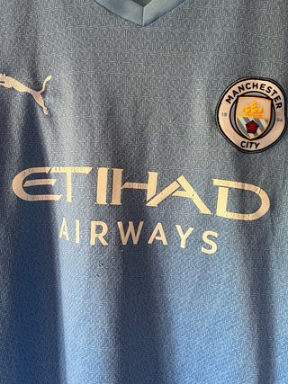 Camiseta Manchester City 21/22 Puma Azul