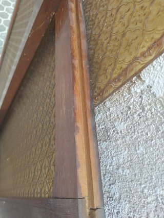 Puertas correderas madera cristal tallado