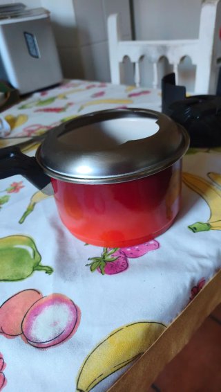 Set Fondue Rojo y Negro