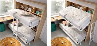 Litera abatible horizontal RMB con armario 90×190