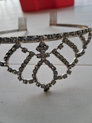 Tiara Princesa Plateada