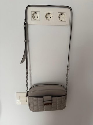Bolso Michael Kors Gris Piel Granulada